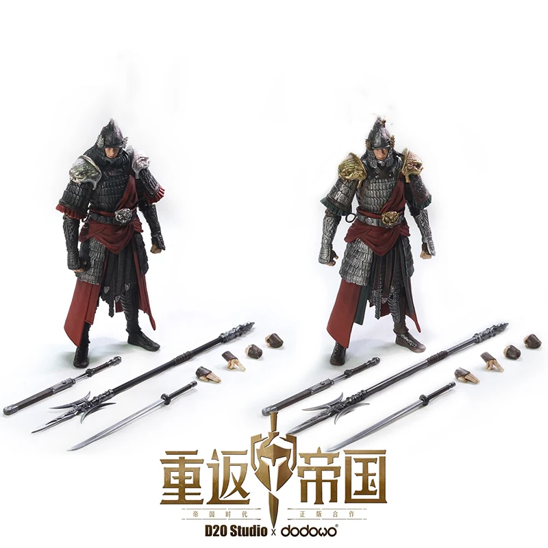 Return To Empire Series 1/12 Мужской солдат Китайская сила Меч Воин герой с оружием 6-дюймовая