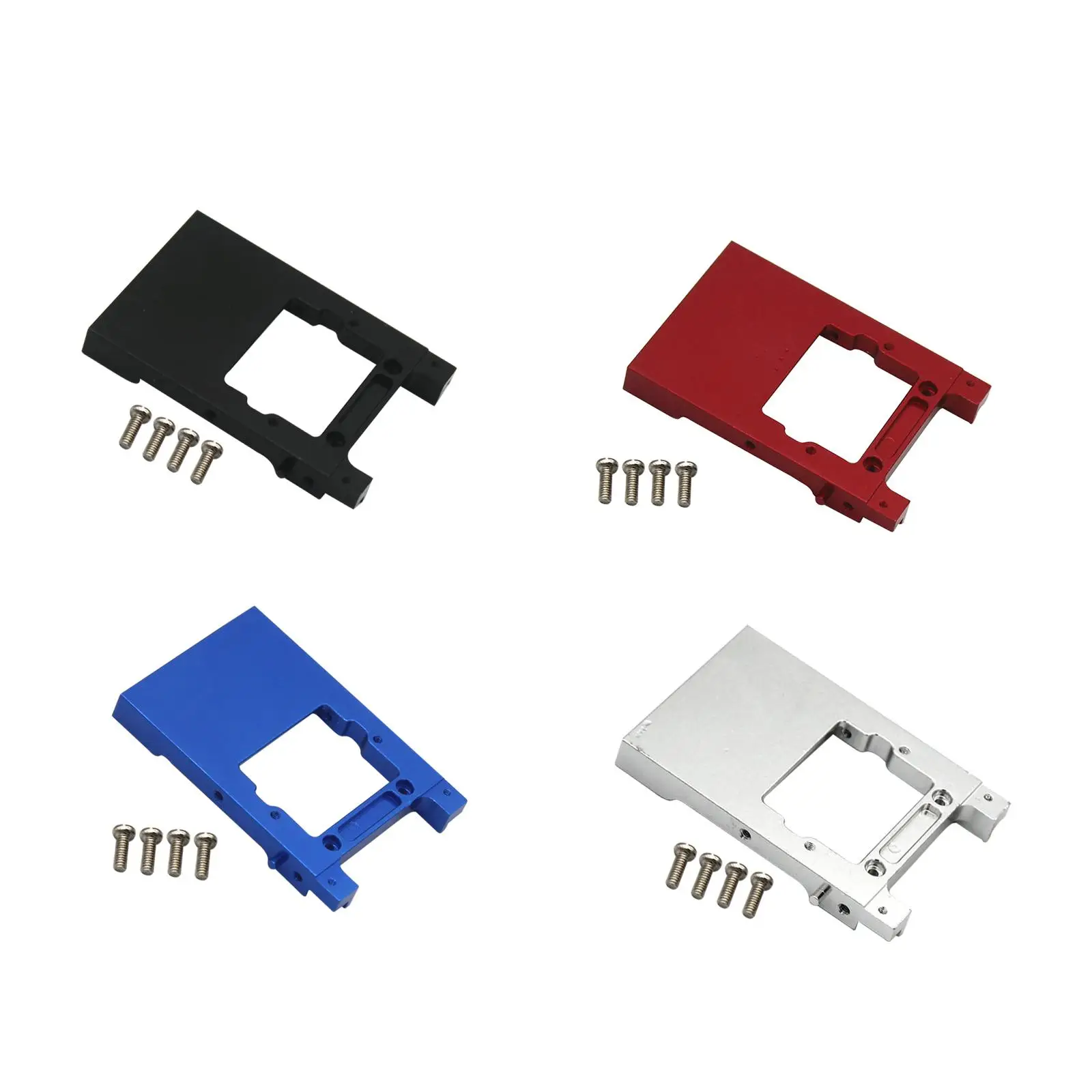 

Alloy Servo Base Holder Gear 1:18 Mount Fixing Bracket for FMS RC Crawler Car Assembly Accessory Upgrades Parts Spare Parts