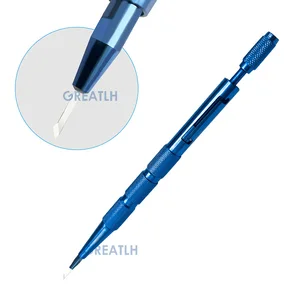 Sapphire Single Edge Blade Hair Transplant Implanter Pen Hair Implant Tool Sapphire Single Edge Blade Hair Transplant Implanter Pen Hair Implant Tool