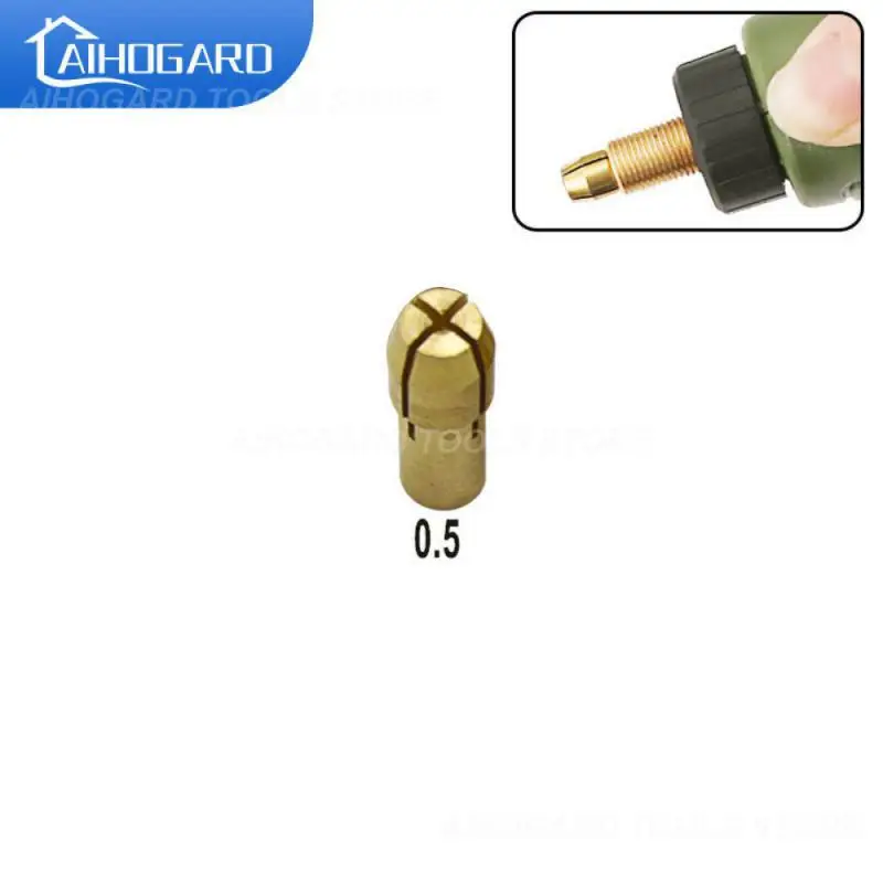 

Three-jaw Copper Electric Grinding Accessories Multi-purpose Pure Copper Electric Grinding Chuck Nut 0.5-3.2mm Copper Clamp