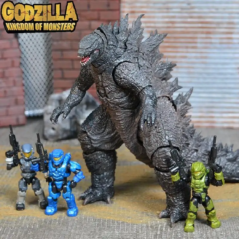 

NECA Godzilla Vs King Kong Toy Action Figure Monster King Red Lotus Movie Jet Monster Movable Model toys