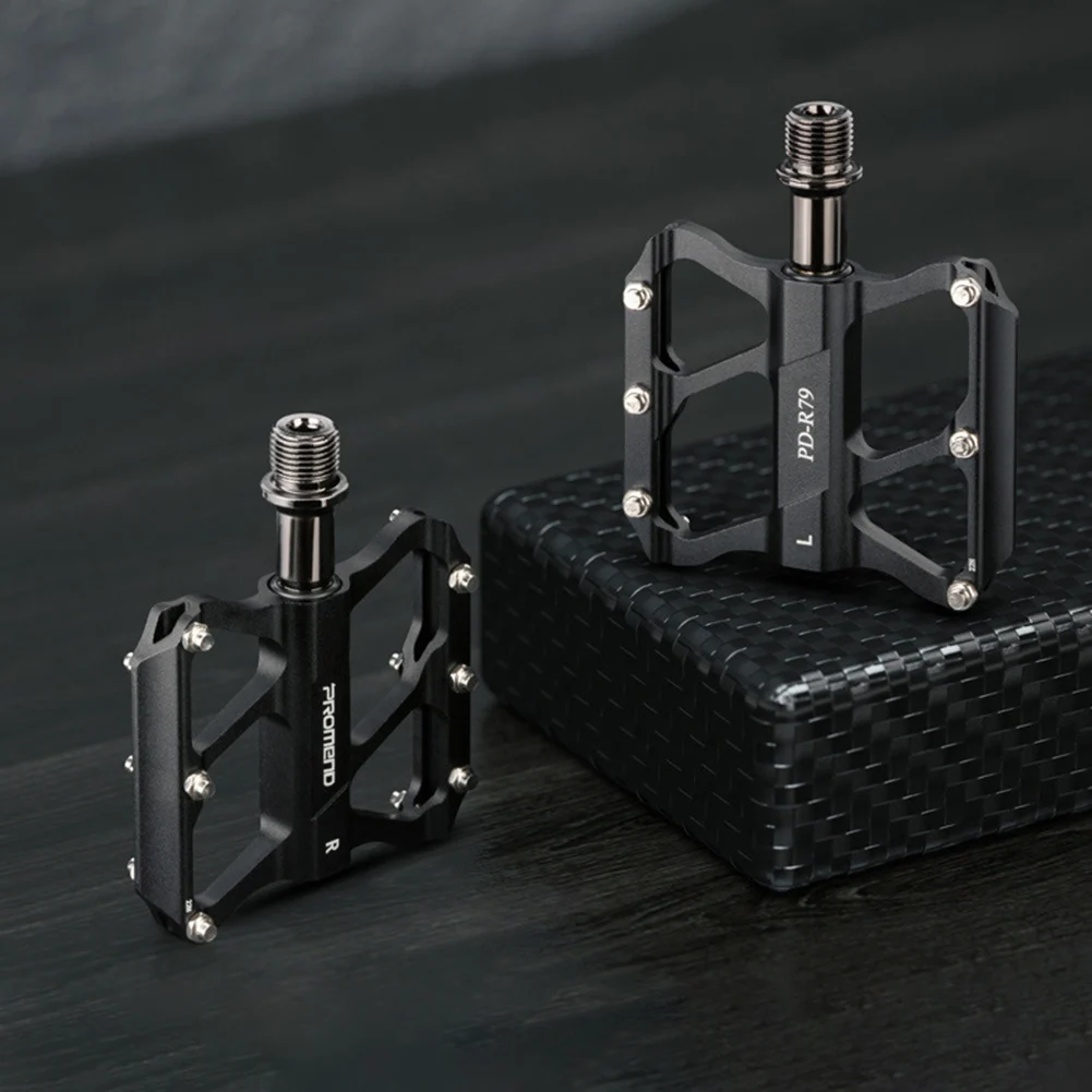 

Bicycle Pedals 3 Peelin Bearing Road Bike Aluminum Alloy Pedals Anti-skid Ultralight Footboard Quick Release Bike Accessories