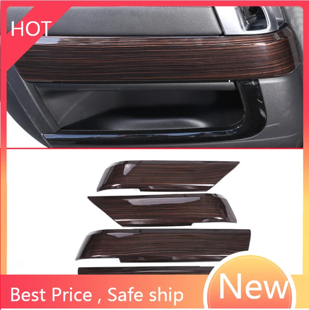 

Red Ash Wood Style For Land Rover Range Rover Sport RR Sport 2014-2018 ABS Car Interior Door Decorative Panel Cover Trim 4pcs