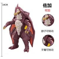 14cm soft rubber monster ultraman zoiger action figures model furnishing articles doll childrens assembly puppets toys
