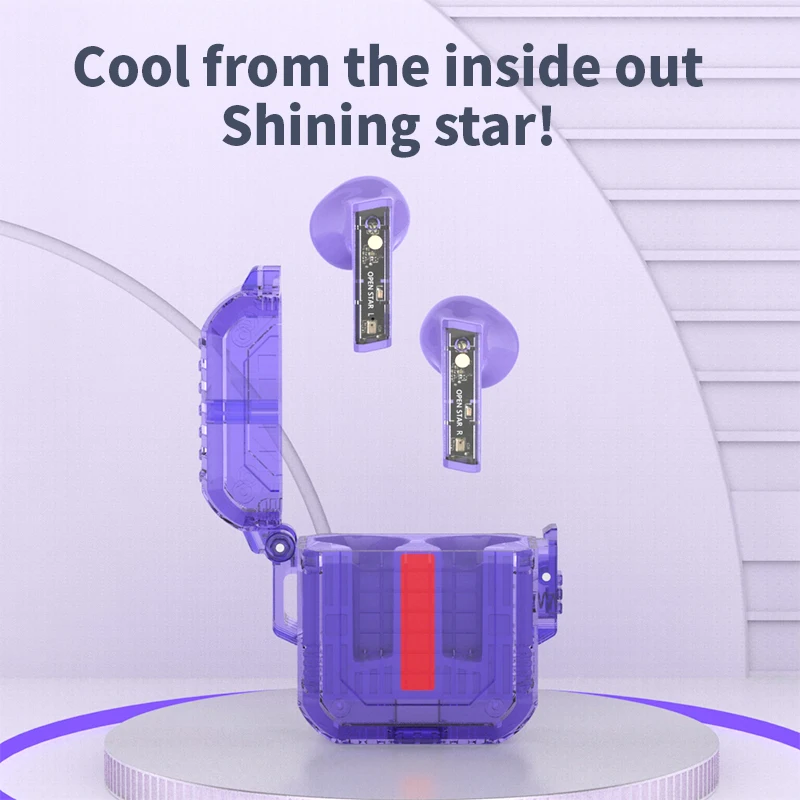 2024 Новая настоящая беспроводная Bluetooth-гарнитура Bluetooth 5.3 для дома и зарубежной