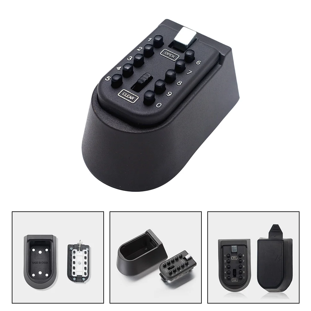 

1 Set Wall Mounted Key Lock Box Portable Key Safe Lock Box Lockbox