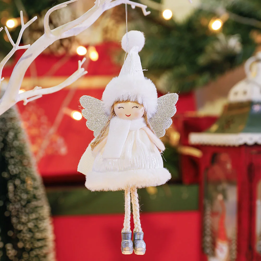 

3 Pcs Angel Girl Charm Christmas Hanging Ornament Xmas Dolls Pendant Decoration Decorations Ornaments Decorative