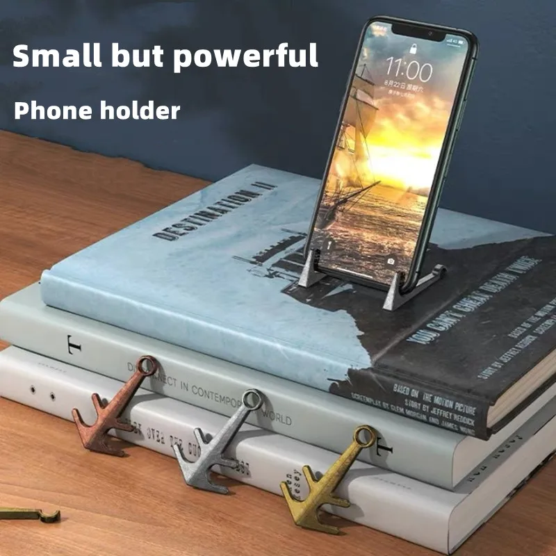 

Магнитный держатель для телефона с якорем, креативный настольный мини-кронштейн для ленивых, универсальные крутые Аксессуары для мобильны...