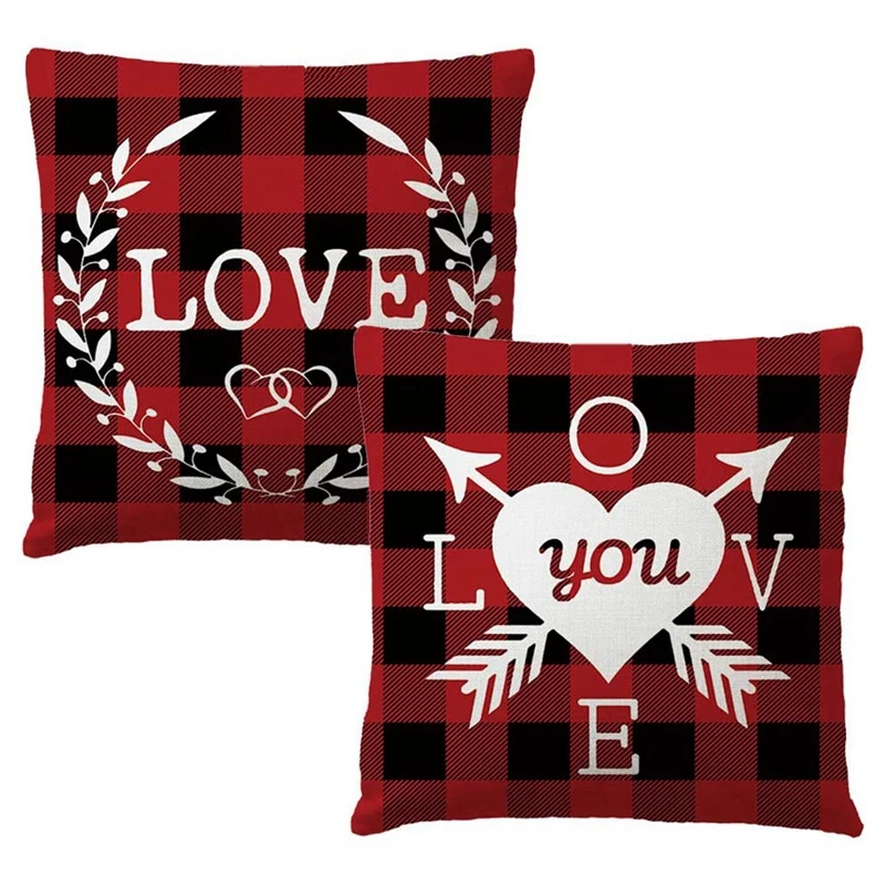 

2 шт., наволочка в клетку, 18 дюймов