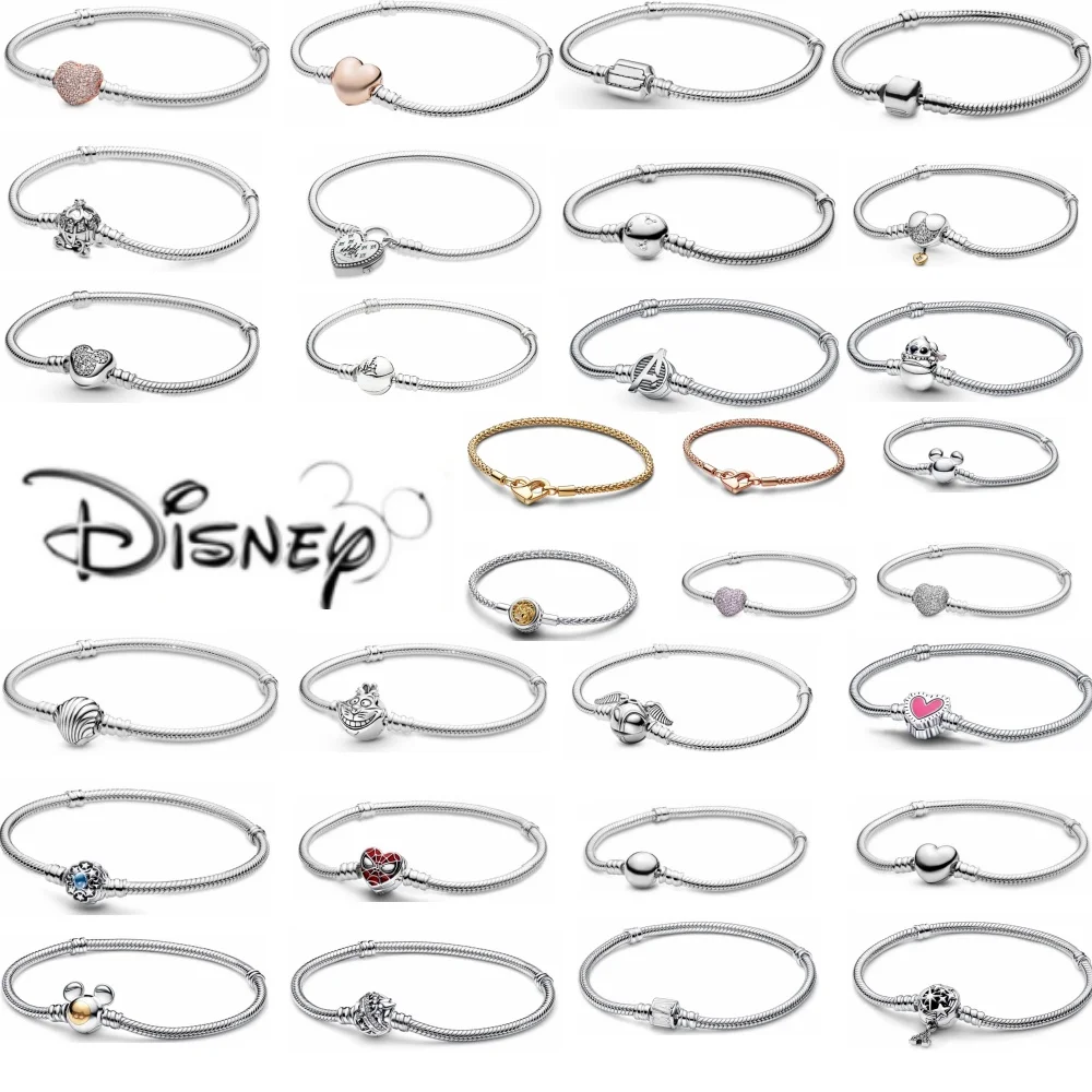Браслет Disney подвеска для Pandora ювелирные изделия женский модный браслет подарок