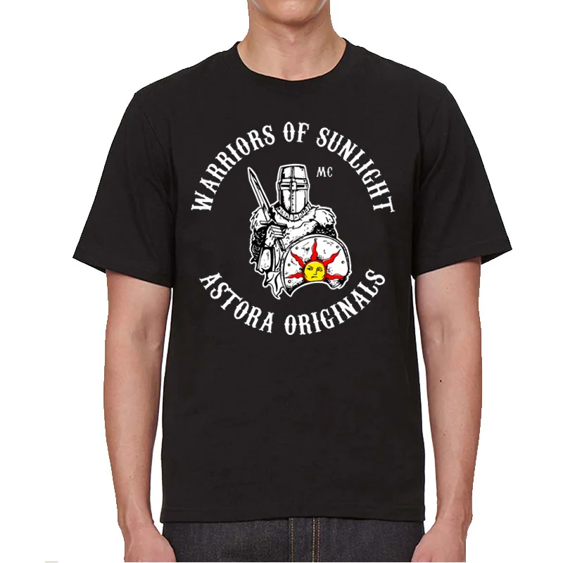 Футболка мужская с принтом темных душ игровая рубашка топ коротким рукавом