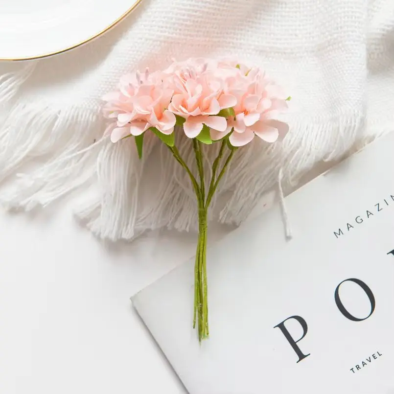 

Букет из шелковых гвоздик smr для свадьбы 18 шт.