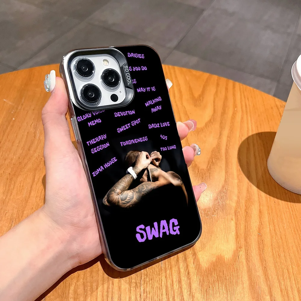 Фото Канадский певец J-Justin B-Bieber чехол для телефона FUNDA для Samsung S25 S24 S23 A07 A17 A06 Ultra FE Plus Защитный цветной чехол IMD №5