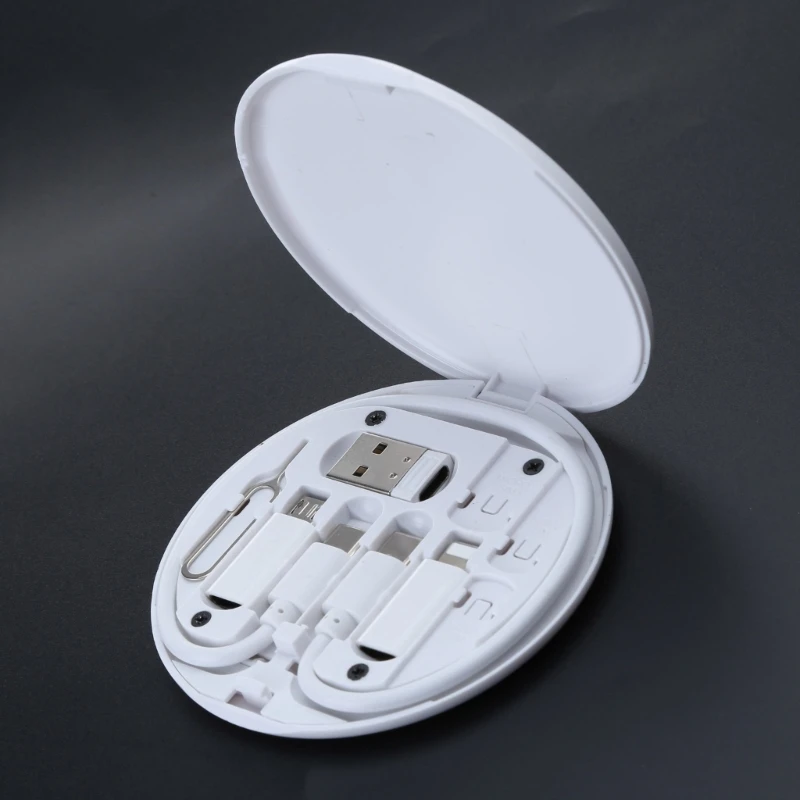 Универсальный кабель Micro USB портативное зарядное устройство 5 в 1 USB-зарядное