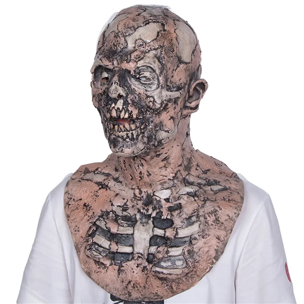 New Halloween Adult Mask Zombie Mask Latex Bloody Scary Alien