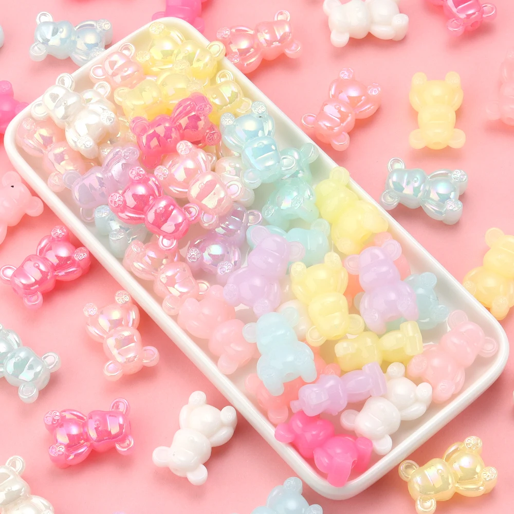 10 шт. акриловые бусины 17 х25 мм