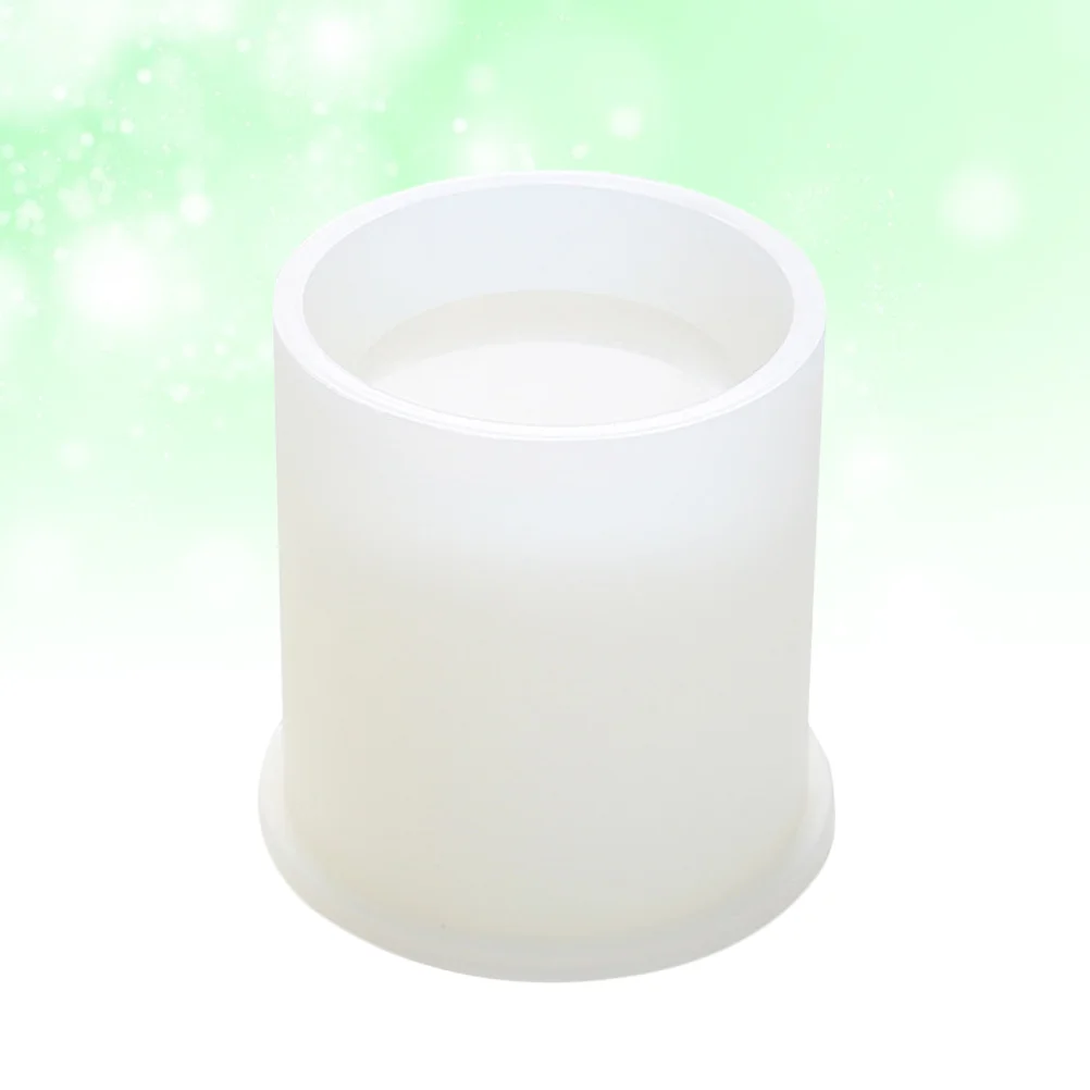 

1PC Diy Cylinder Resin Mold Flower Bottle Mold Resin Casting Mold Silicone Mold Crystal Silicone Molds Pen Pot Mold