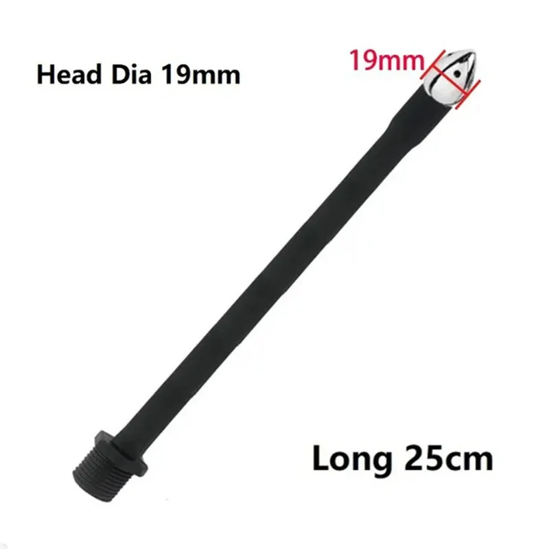 Гибкая силиконовая клизма, Удобная насадка для шланга для биде, 25/50 см, аксессуары для ванной комнаты