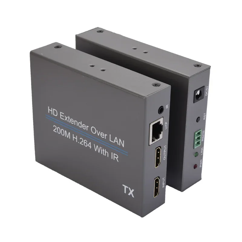 

200 м HDMI удлинитель через UTP CAT6 Rj45 Ethernet сетевой кабель LAN 1080p ИК Удлинитель HDMI сплиттер видеопередатчик и приемник