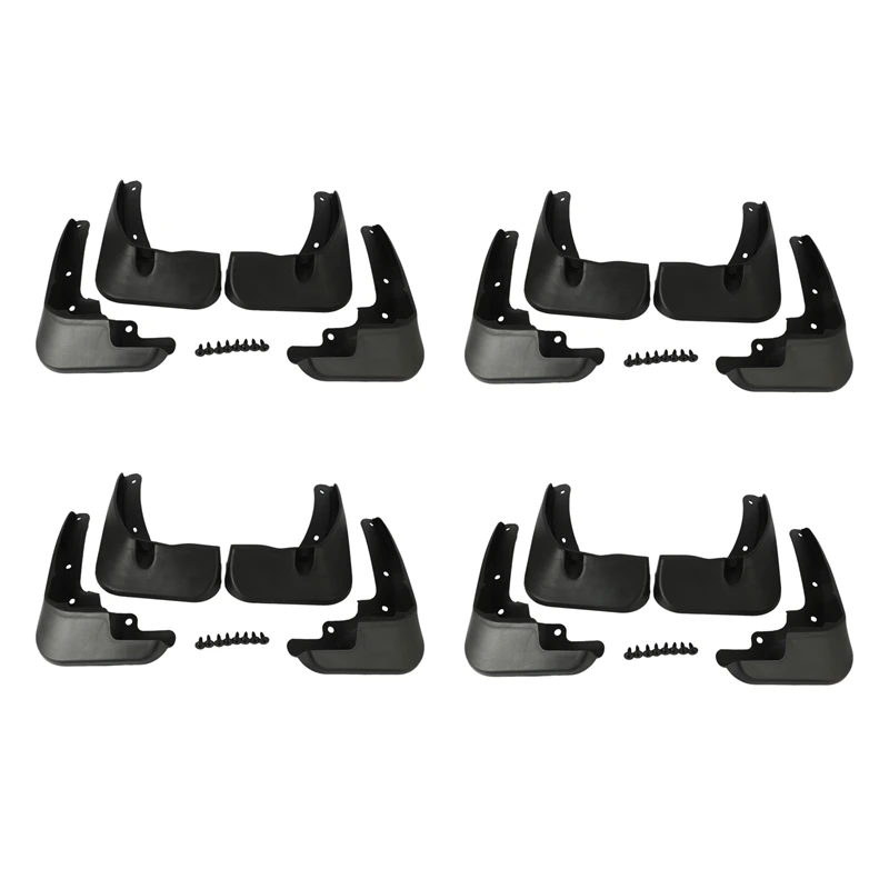 

16Pcs Car Front Rear Fender Splash Guards Mud Flaps Mudguards For Peugeot 301 Sedan 2013 2014 2015 2016 2017 Mudflaps