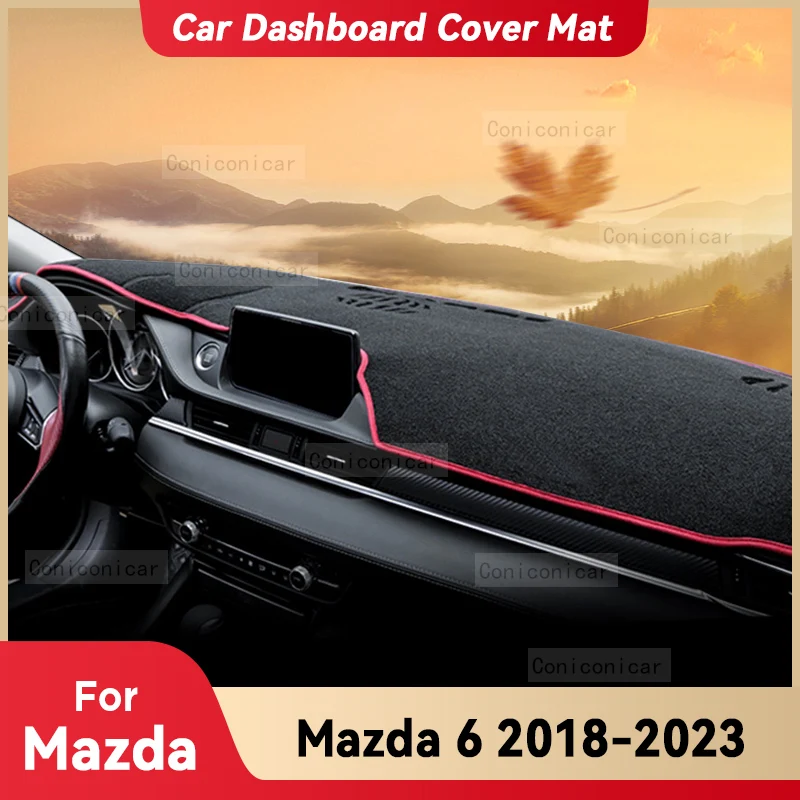 Защитный коврик для приборной панели автомобиля Mazda 6 2018-2023 2022
