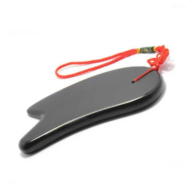 Скребок из черного камня HANRIVER