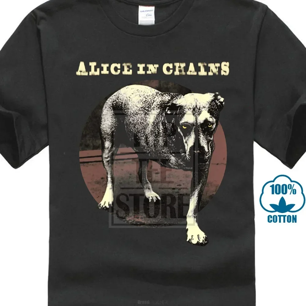 Фото Футболка с логотипом Alice In Chain Dog, новая брендовая футболка, футболка с принтом мест №1