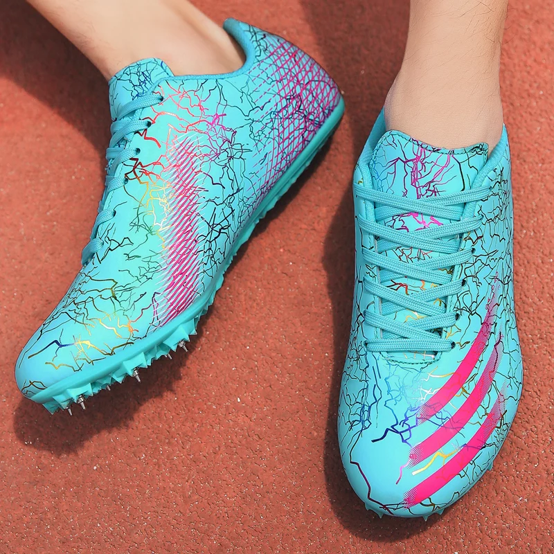 Kids Track Field Training Spikes Shoes Women Athlete Running