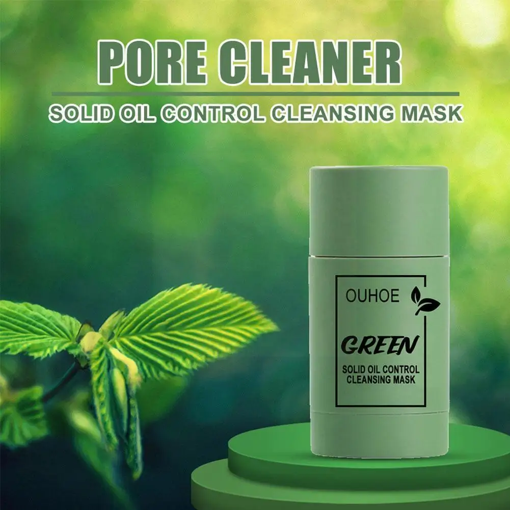 

Green Tea Cleansing Green Stick Eggplant Deep Cleansing Acne Care Control Deep Skin Cleansing Cleaning Oil P6g2