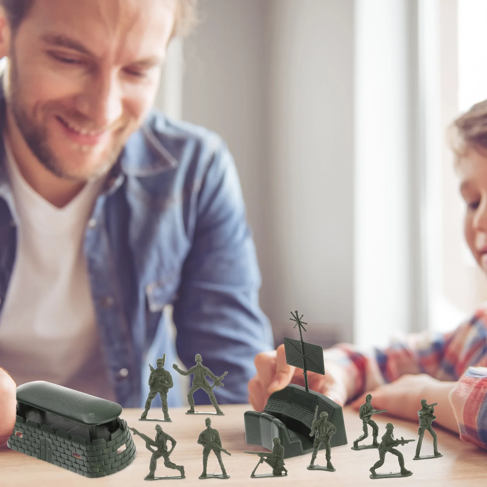 Игровой набор миниатюрные солдаты военные игрушки модель солдата песочный стол