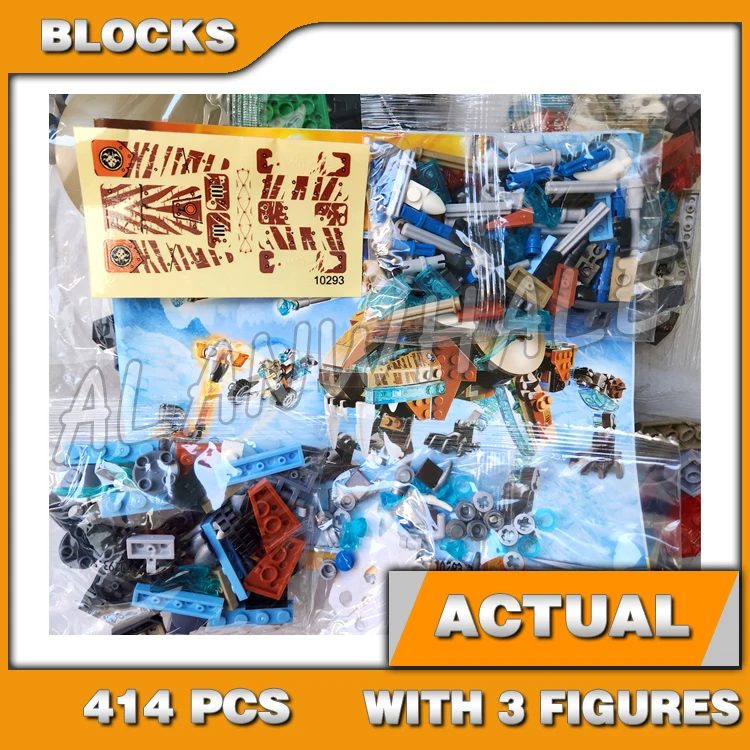 

414 шт., Детский конструктор «Chima Sir Fangar»