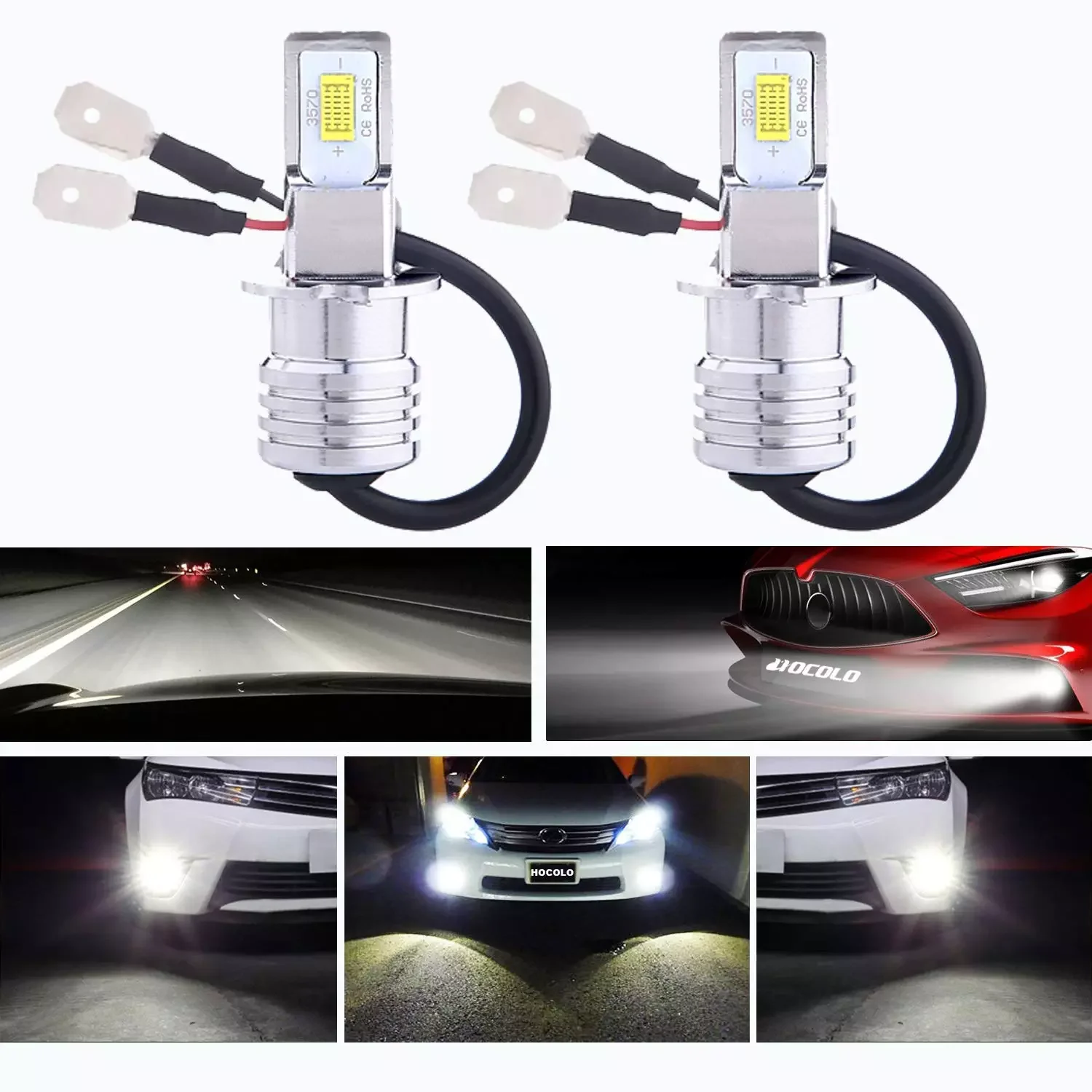 

Mini T1 Super Bright No Error Led Fog Lamps H1 H3 H7 H11 9006 Led Auto Driving Canbus Fog Car Headlight Lights