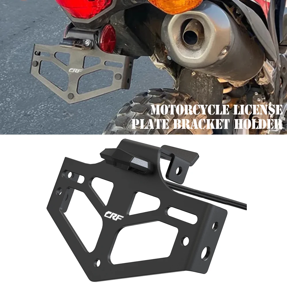 

2022 2023 ear License Plate Holder Bracket Bracket Tail Tidy Fender Motorcycle RFOR HONDA CRF300L ABS 2021 CRF 300L 300 L RALLY
