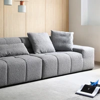 private customitalian modern simple designer living room light luxury small family oafa home stay multi person cashmere sofa