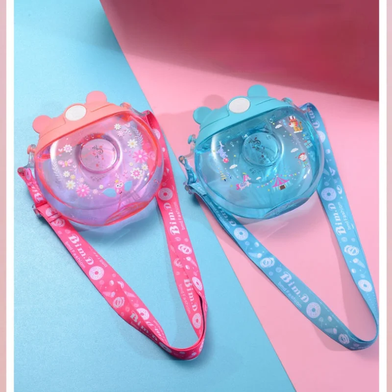 Пластиковая бутылка для воды с соломинкой 380 мл | Дом и сад