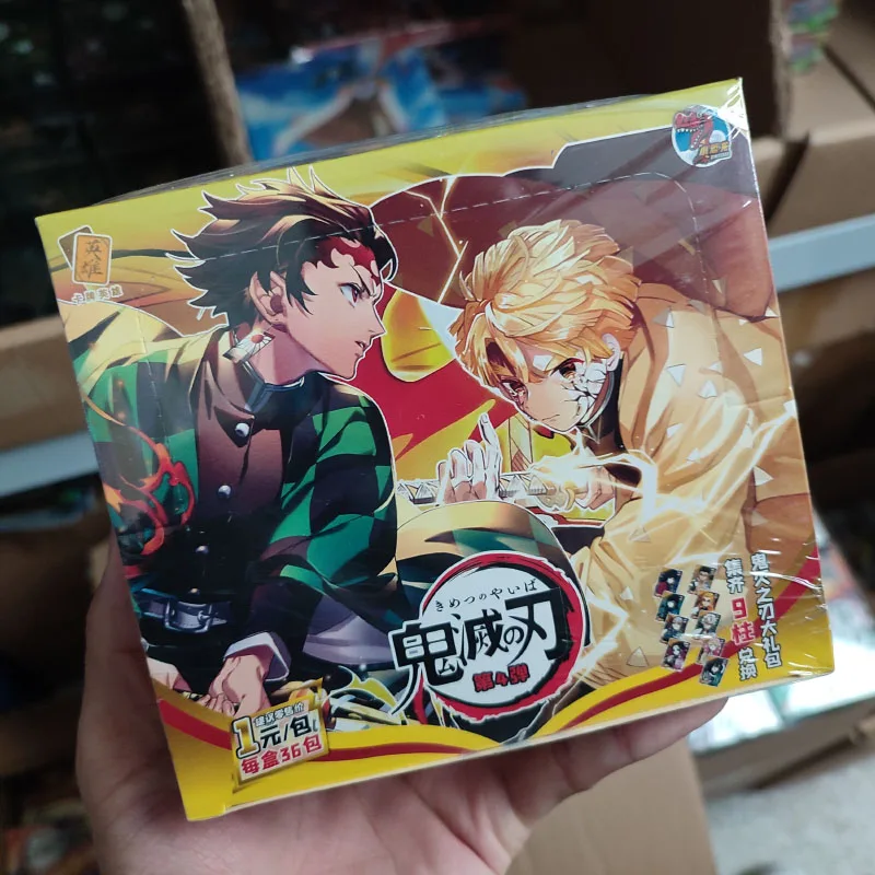 Коробка для карт аниме рассекающий демонов SSP вспышка золотые Редкие карты Kamado