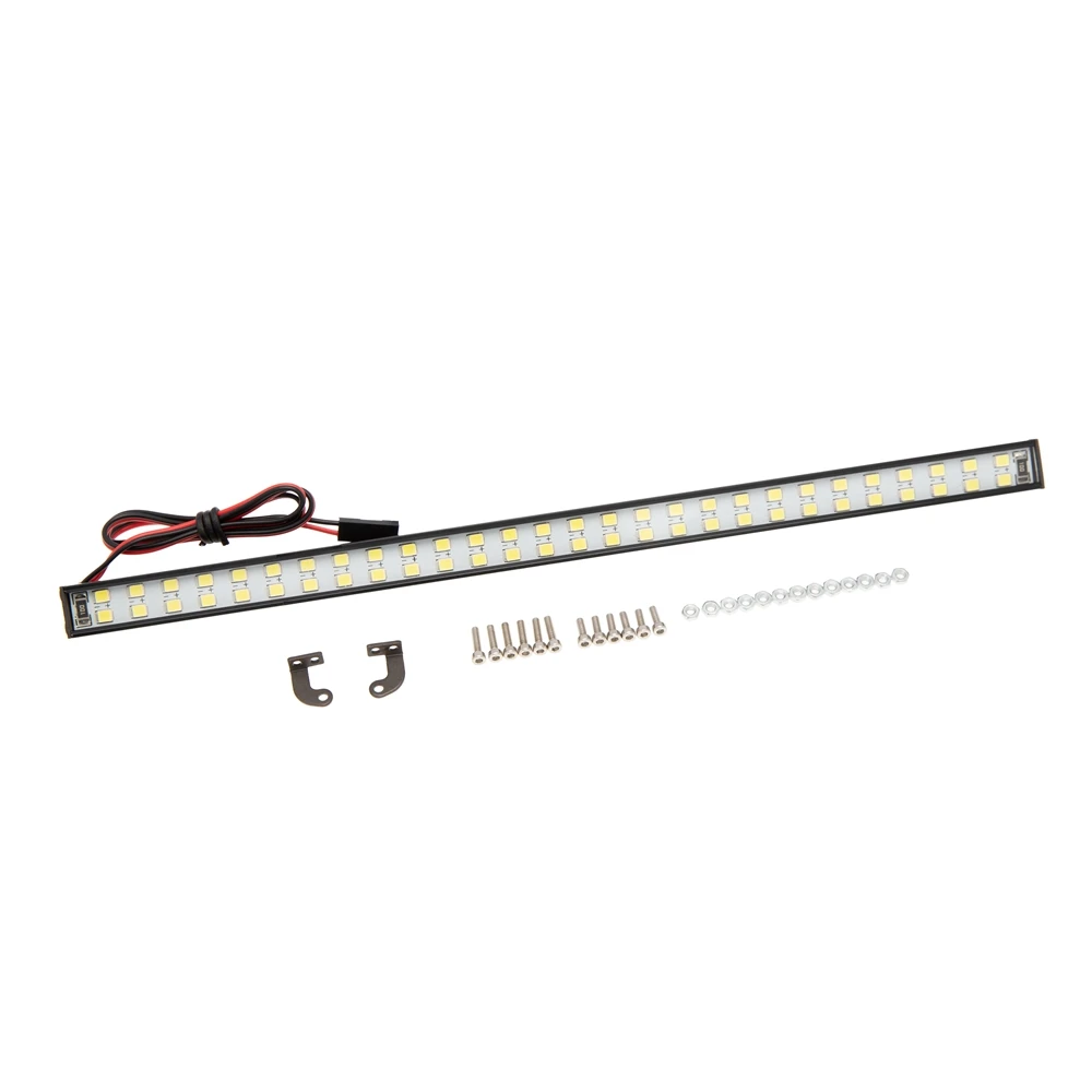 

227mm 56 LED Superbright Roof Light LED Light Bar for 1/6 RC Crawler Car Axial SCX6 Jeep JLU Wrangler Upgrade