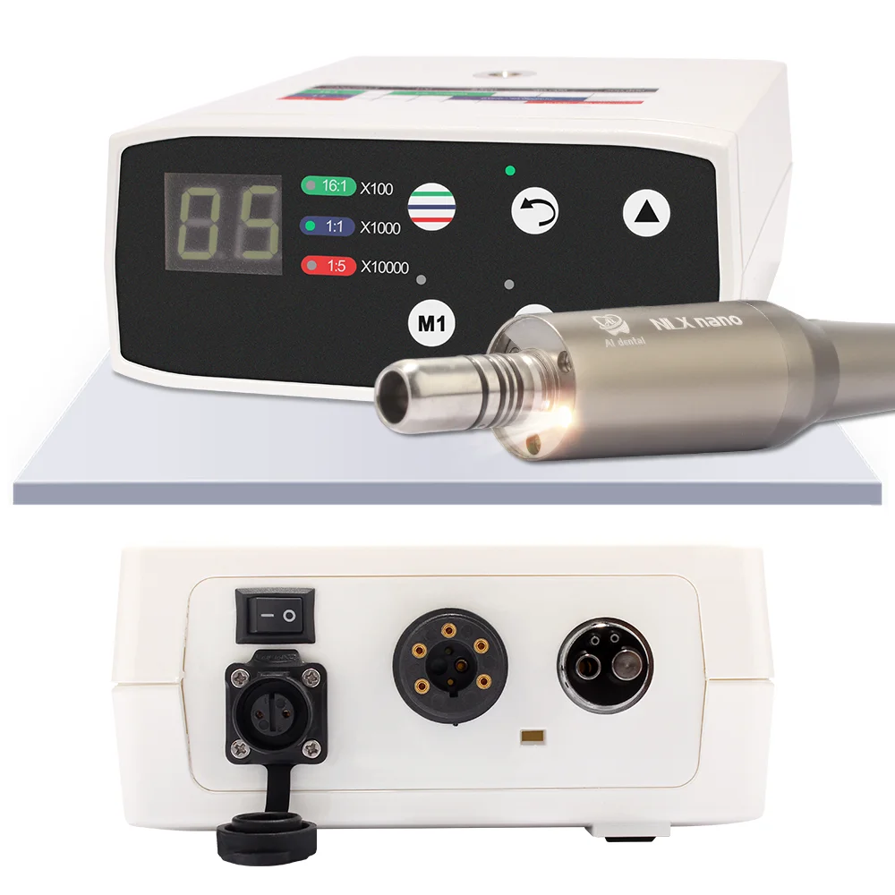 

Portable Dental Brushless Micromotor LED Motor System Compatible With Dentist Units Contra Angle Slow Speed Hand Piece