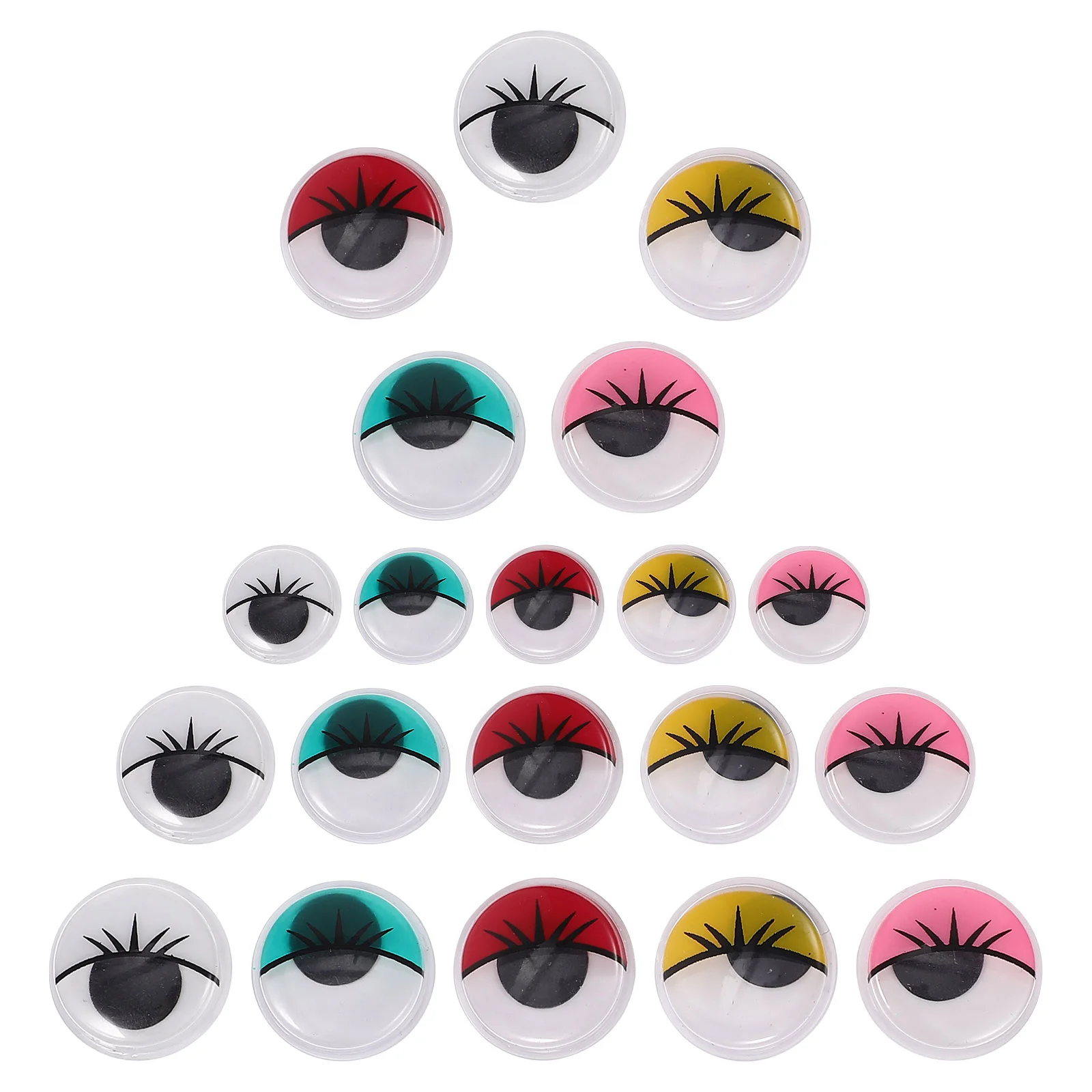 

Eyes Diy Plastic Adhesive Eye Self Googly Craft Wiggle Crochet Stuffed Animal Crafts Stickers Big Sticker Round Accessories