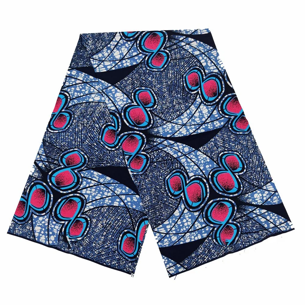 6 ярдов африканская восковая ткань Голландская окрашенная хлопковая мягкая