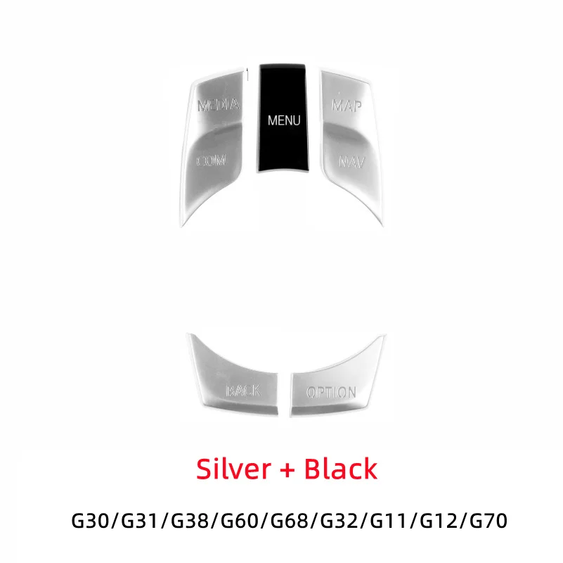 

Автомобильная внутренняя консоль CIC i-Drive, мультимедийная кнопка, сменная Накладка для BMW 5, 6, 7-Series, G30, G31, G38, G32, G11, G12, G60, G68, G70