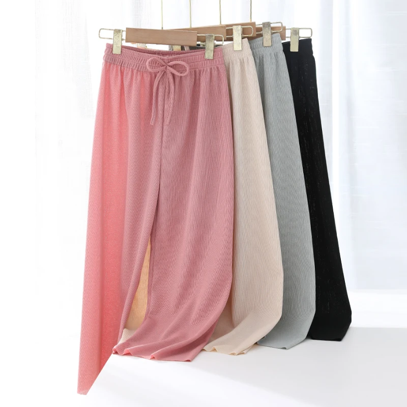 Штаны детские широкие летние розовые на возраст 6 8 10 12 лет | Детская одежда и обувь