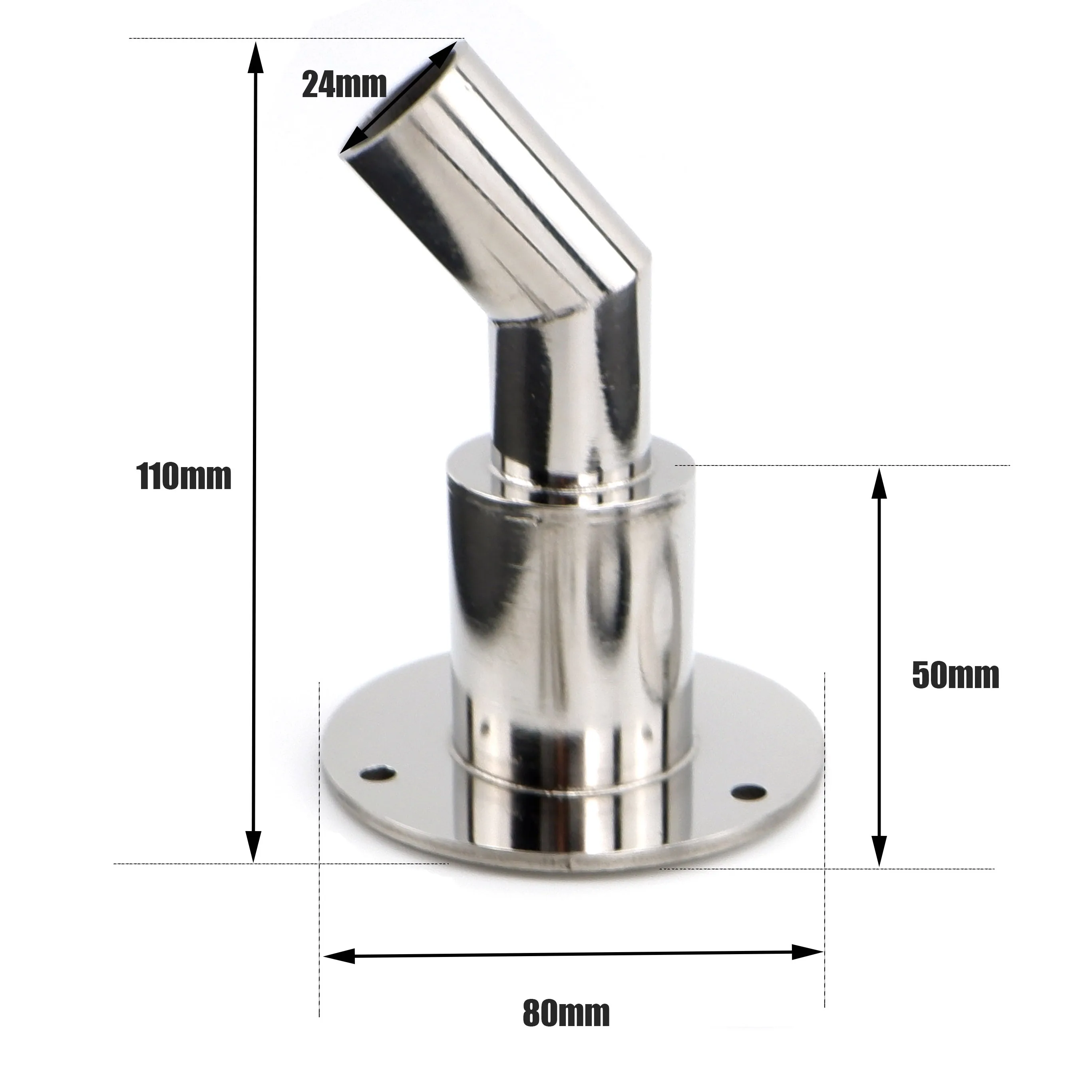 

22 мм/24 мм из нержавеющей стали через корпус выхлопной фитинг, гнездо для трубы, аппаратная часть, воздушный дизельный обогреватель для автомобиля, лодки, грузовика