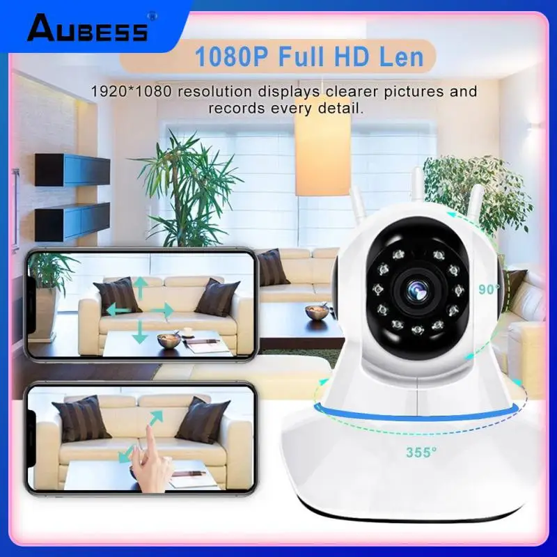 

1.3 Mp Robot Camera 1080p Hd Surveillance Camera Auto Tracking 1080p Wifi Ptz Ip Camera For Ios Android Motion Alert Smart Home