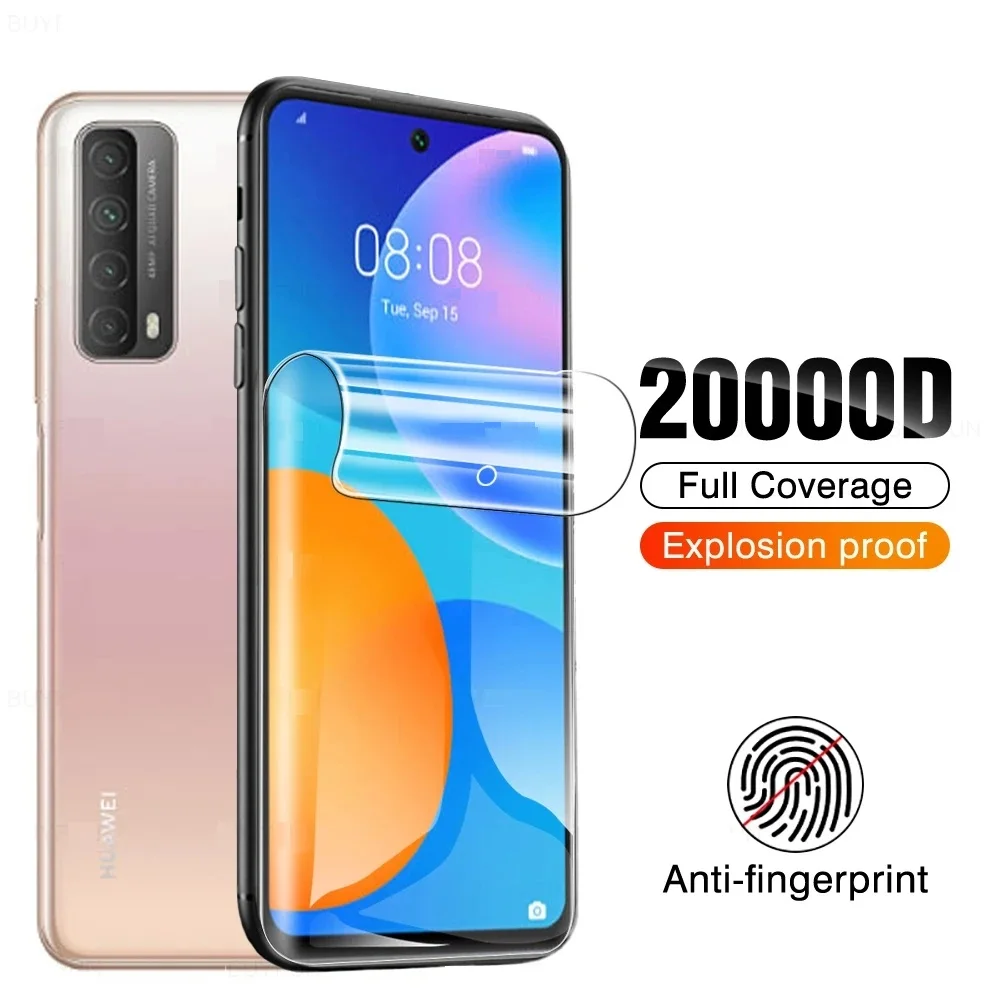 

999D Protection Film For Huawei P smart 2021 2020 P smart S Z 2019 Hydrogel Film Screen Protector Huawei P20 P30 P40 Lite E Film