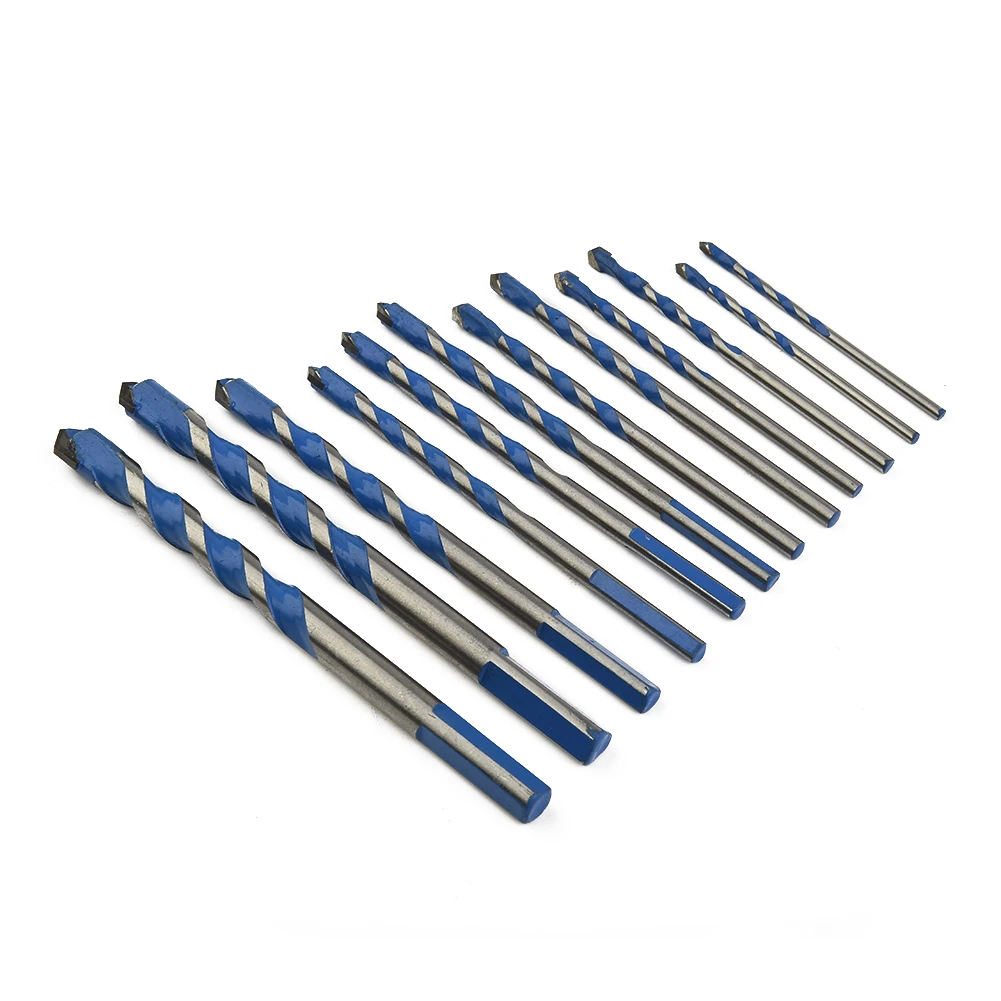 

Set Drill Bits Set Tool Steel Bit Ceramic Construction Drill For Tile Glass High Speed Multi-Functional Tool New