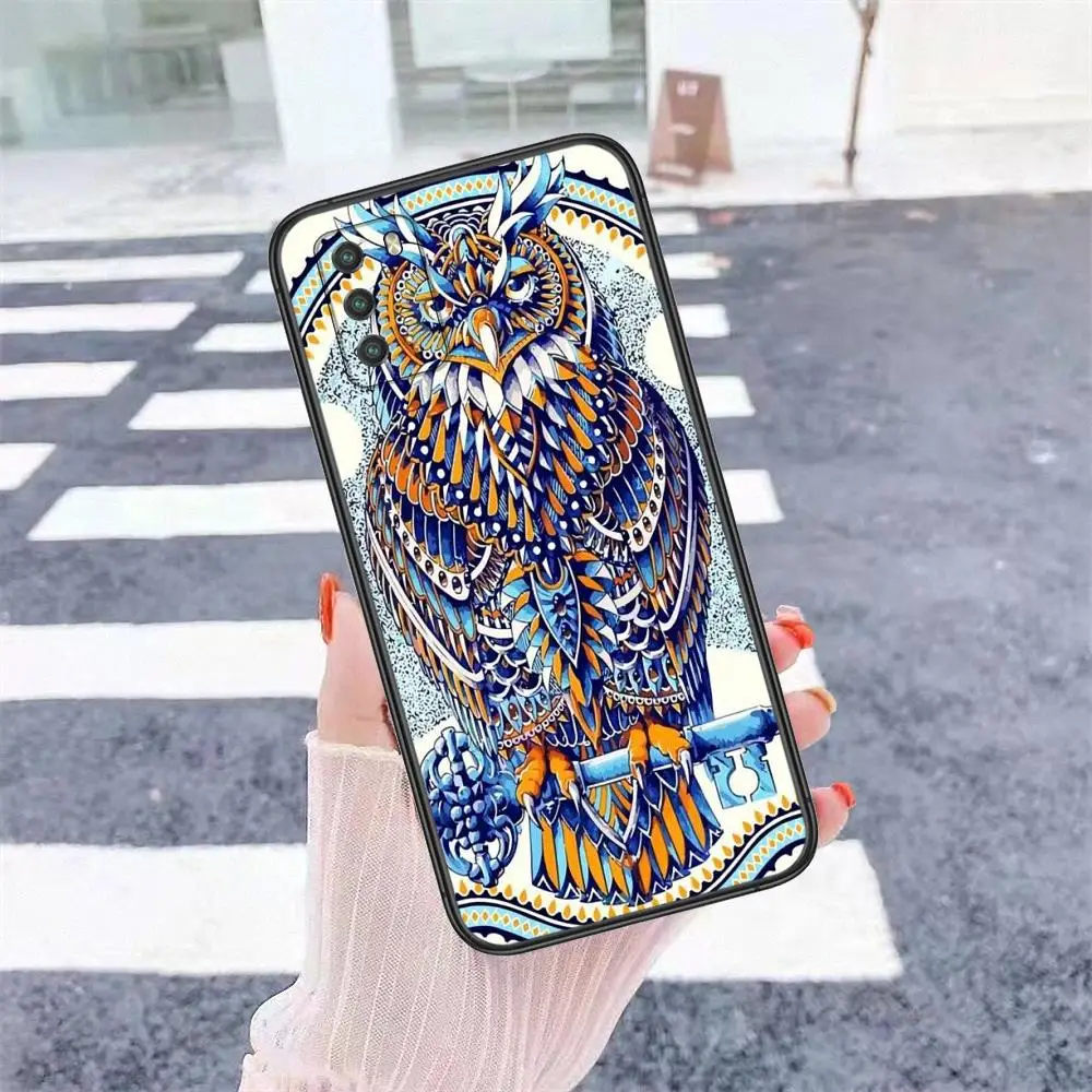Фото Детская Сова искусство для Xiaomi Mi 10 10i 10S 10T 11 11i 11T 11X 12 12X Φ Lite Pro Ultra аксессуары чехол для телефона №4