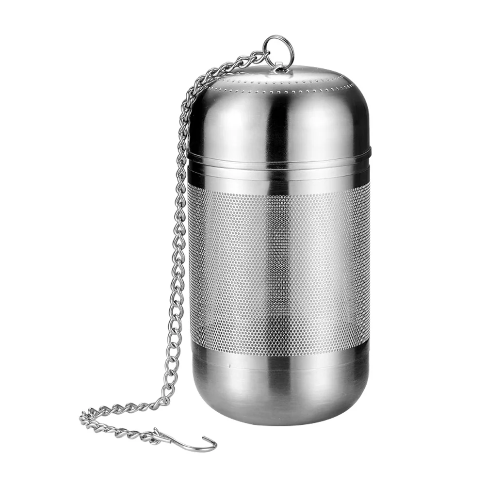 

Tea Strainer Infuser Loose Mesh Seasoning Filtersteeper Fine Leaf Filters Soup Chain Seasonings Diffuser Strainers Cooking