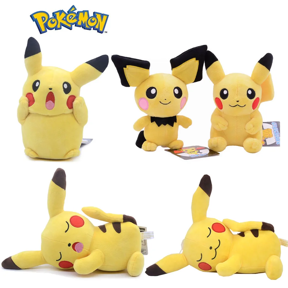 

Игрушка плюшевая в виде покемона, Пикачу, 25 см