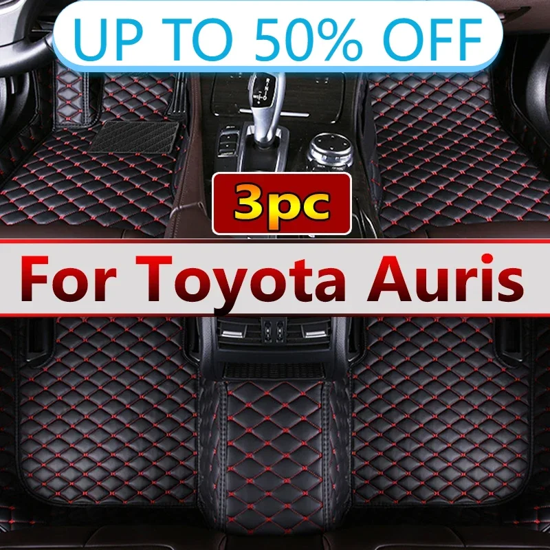 Кожаные автомобильные коврики на заказ для Toyota Auris E180 2012 2013 2014 2016 2015 2017 2018 накладки